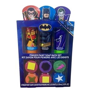 DC Comics Superhero Finger Paint Soap Set